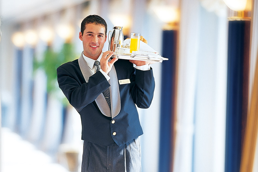 Butler service on Crystal cruises!